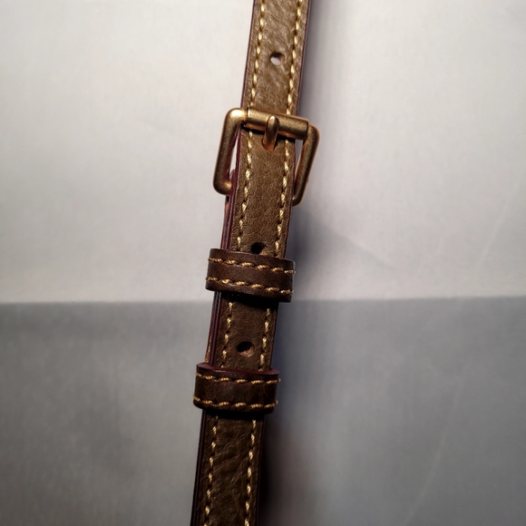 Dooney and Bourke Florentine leather crossbody army green bag - Picture 13 of 16